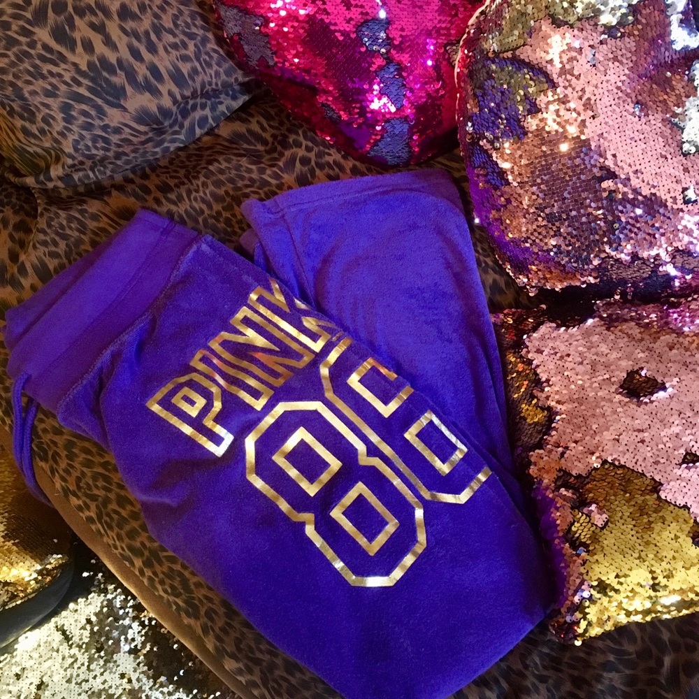 Victoria’s Secret PINK terry cloth sweat pants
